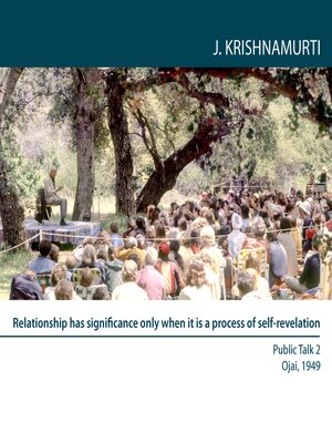 cover image of Relationship Has Significance Only When It is a Process of Self-Revelation